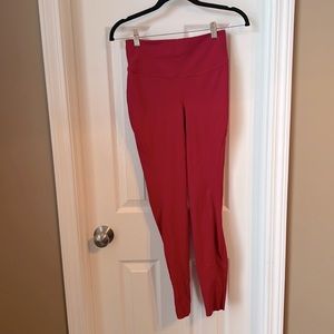 Lululemon base pace high rise, size 6, red